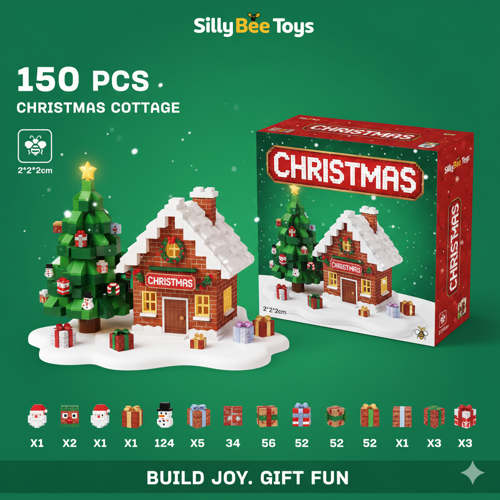 Holiday Edition - Magnetic Building Block Fun!