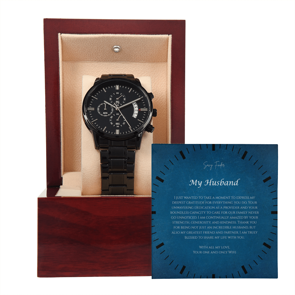 To My Husband™ Signature Chronograph