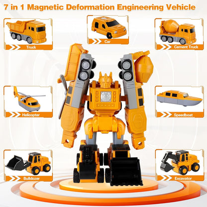 Magnetic RoboCar Adventure with Storage Box