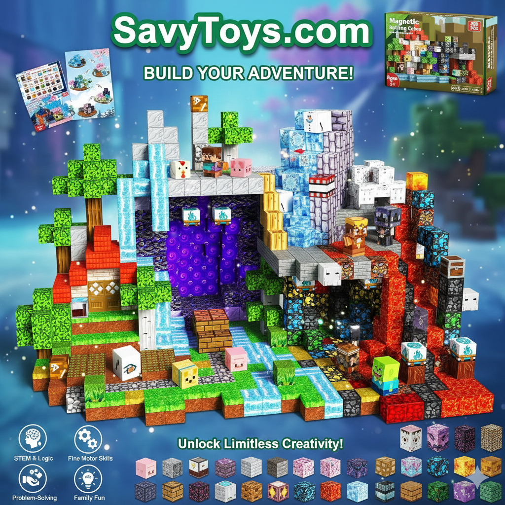 SavyToys™ | Magnetic Building Blocks Adventure Set