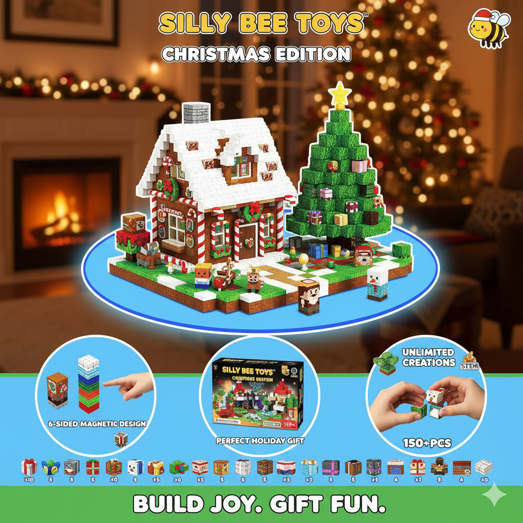 Holiday Edition - Magnetic Building Block Fun!