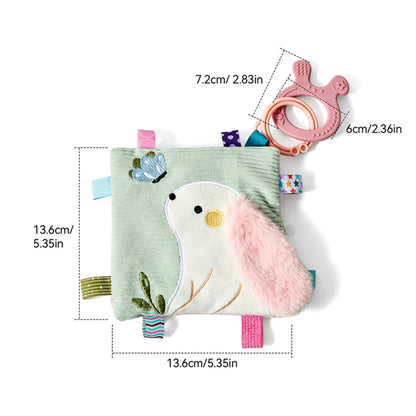 Montessori Cloth Busy Box Animal Tissue Toy