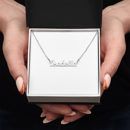 Forever Yours Name Necklace