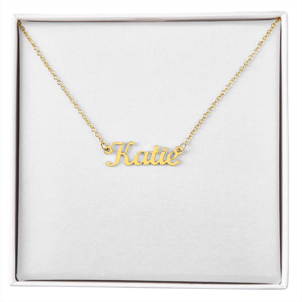 Forever Yours Name Necklace