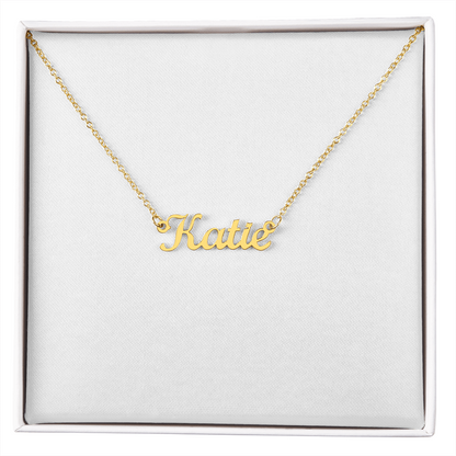 Forever Yours Name Necklace
