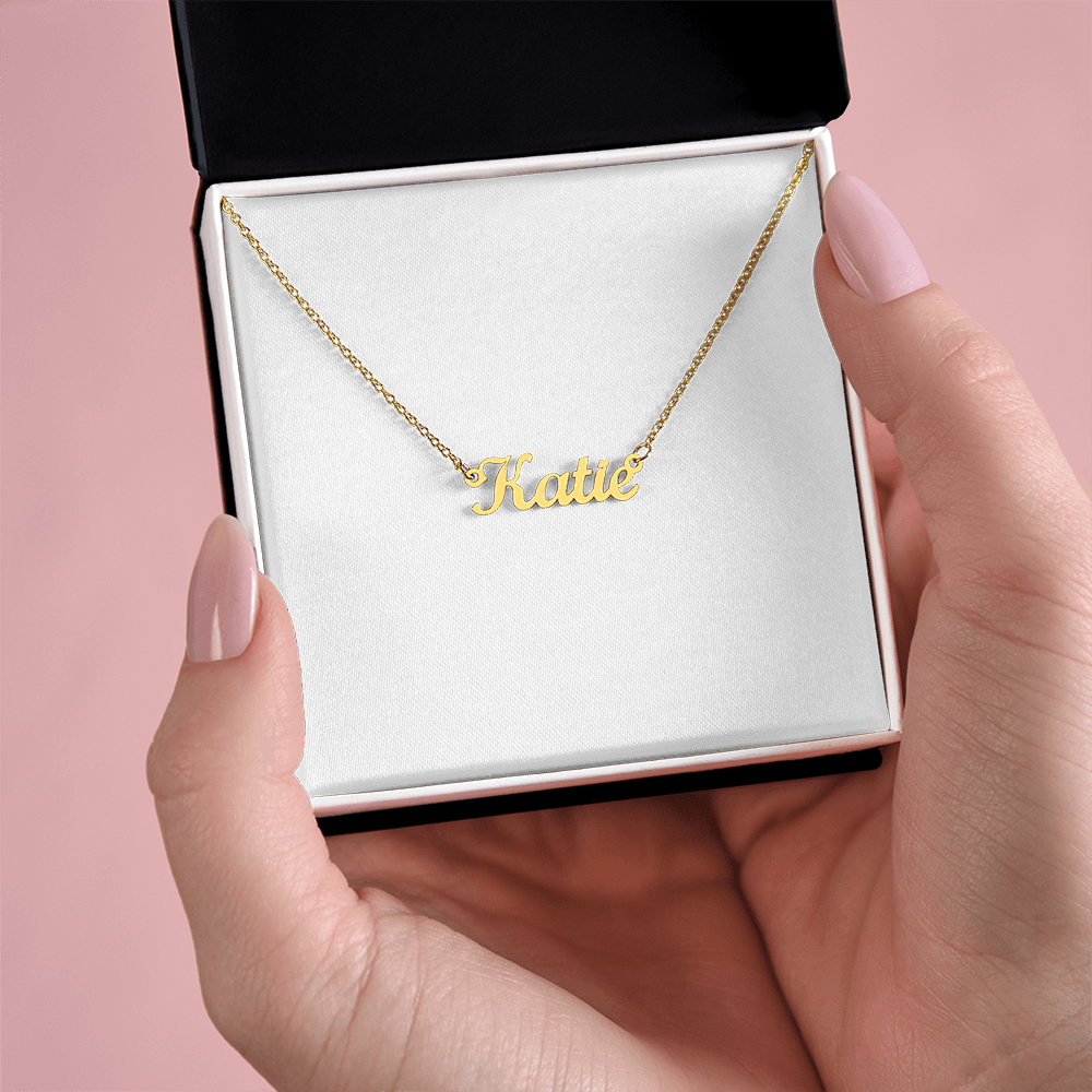 Forever Yours Name Necklace