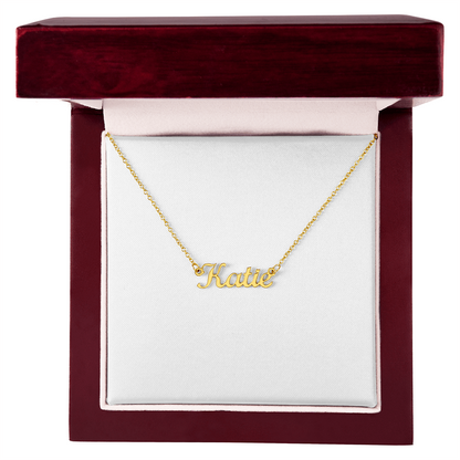 Forever Yours Name Necklace
