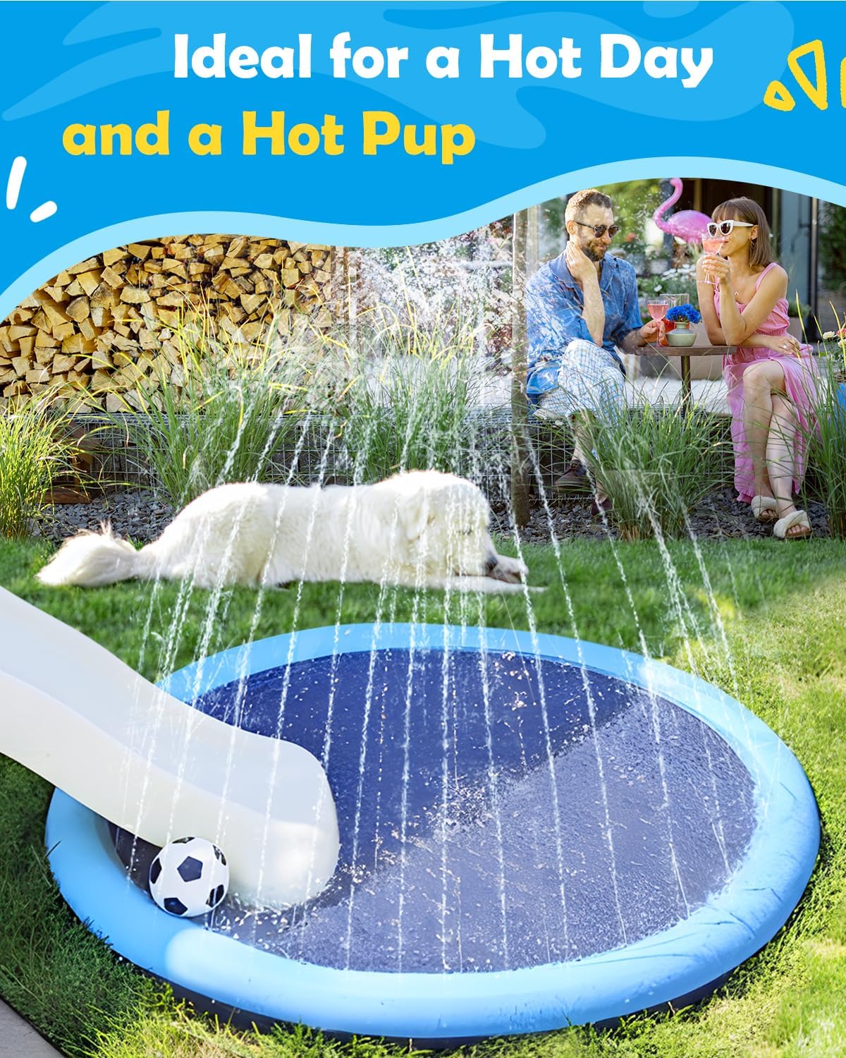 Fun Splash Pad for Dogs