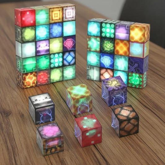 SavyToys™ | Magnetic Light-Up Cubes