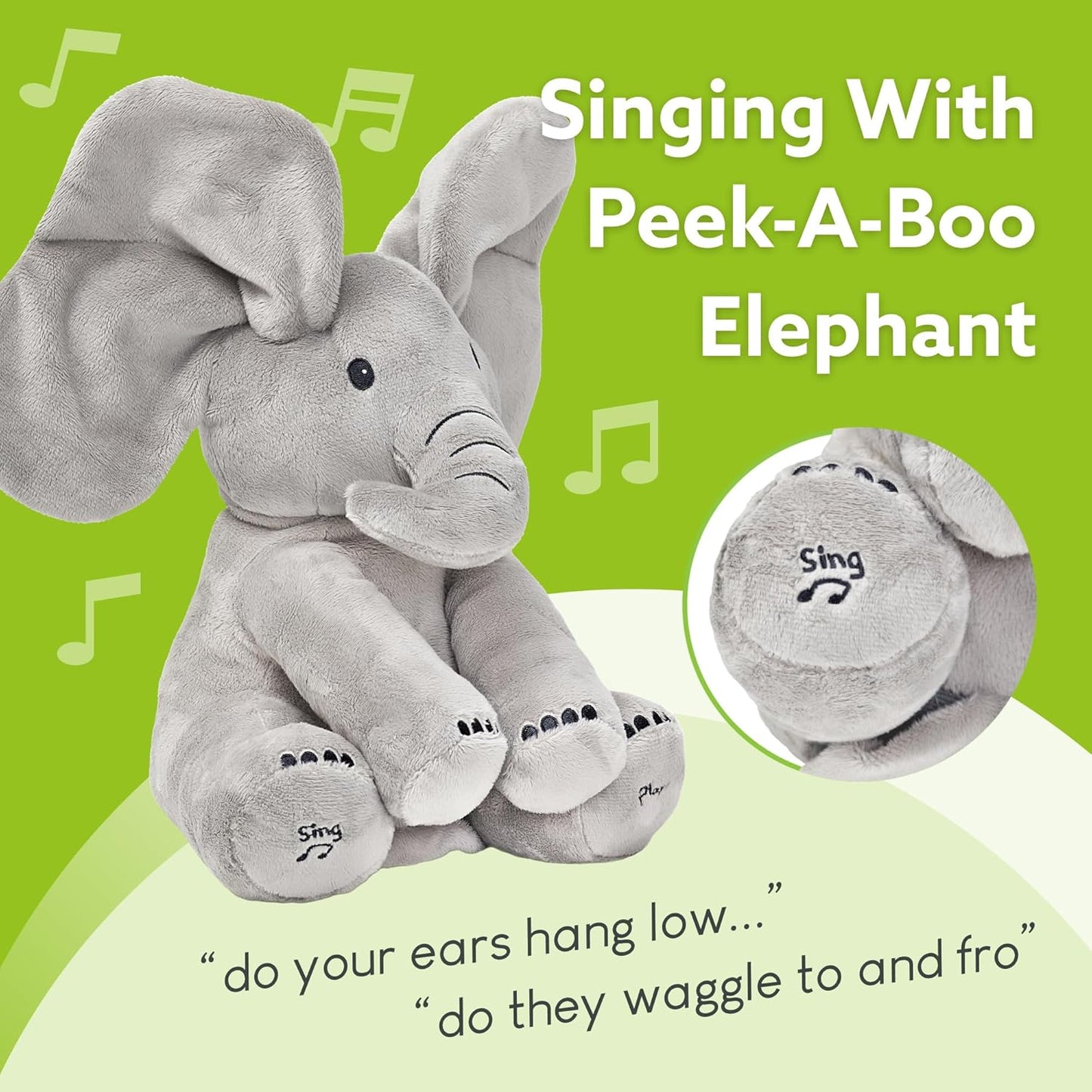 Peek a Boo Elephant Toy