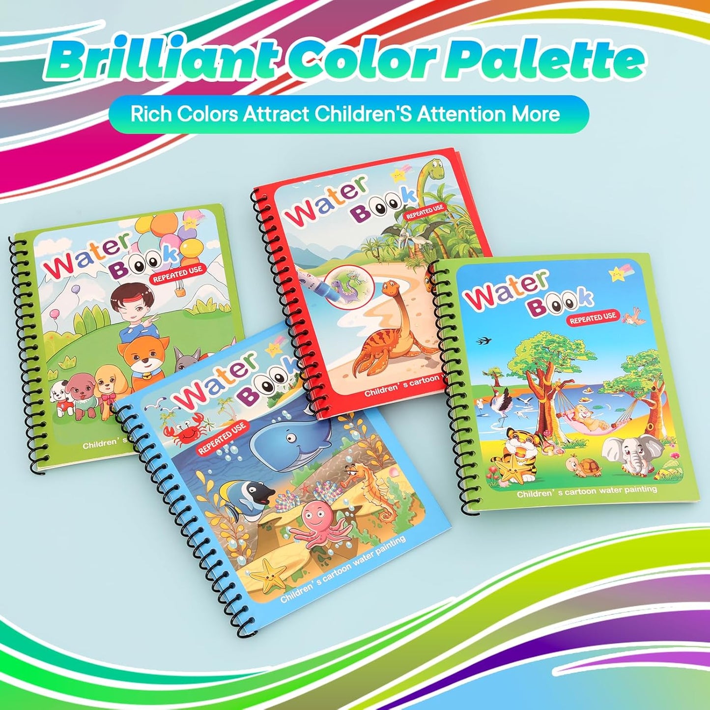 Magic Water Doodle Books for Kids