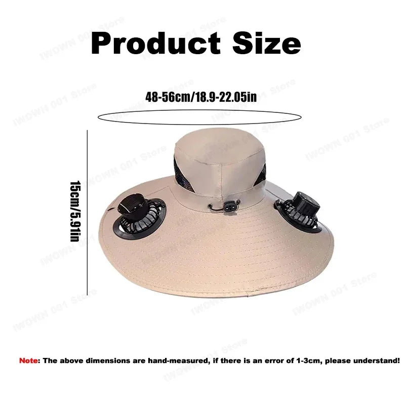 Solar-Powered Cooling Hat