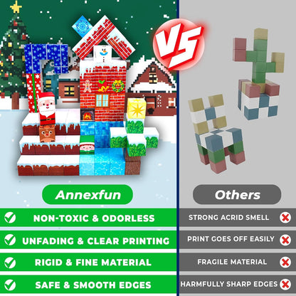 Holiday Edition - Magnetic Building Block Fun!