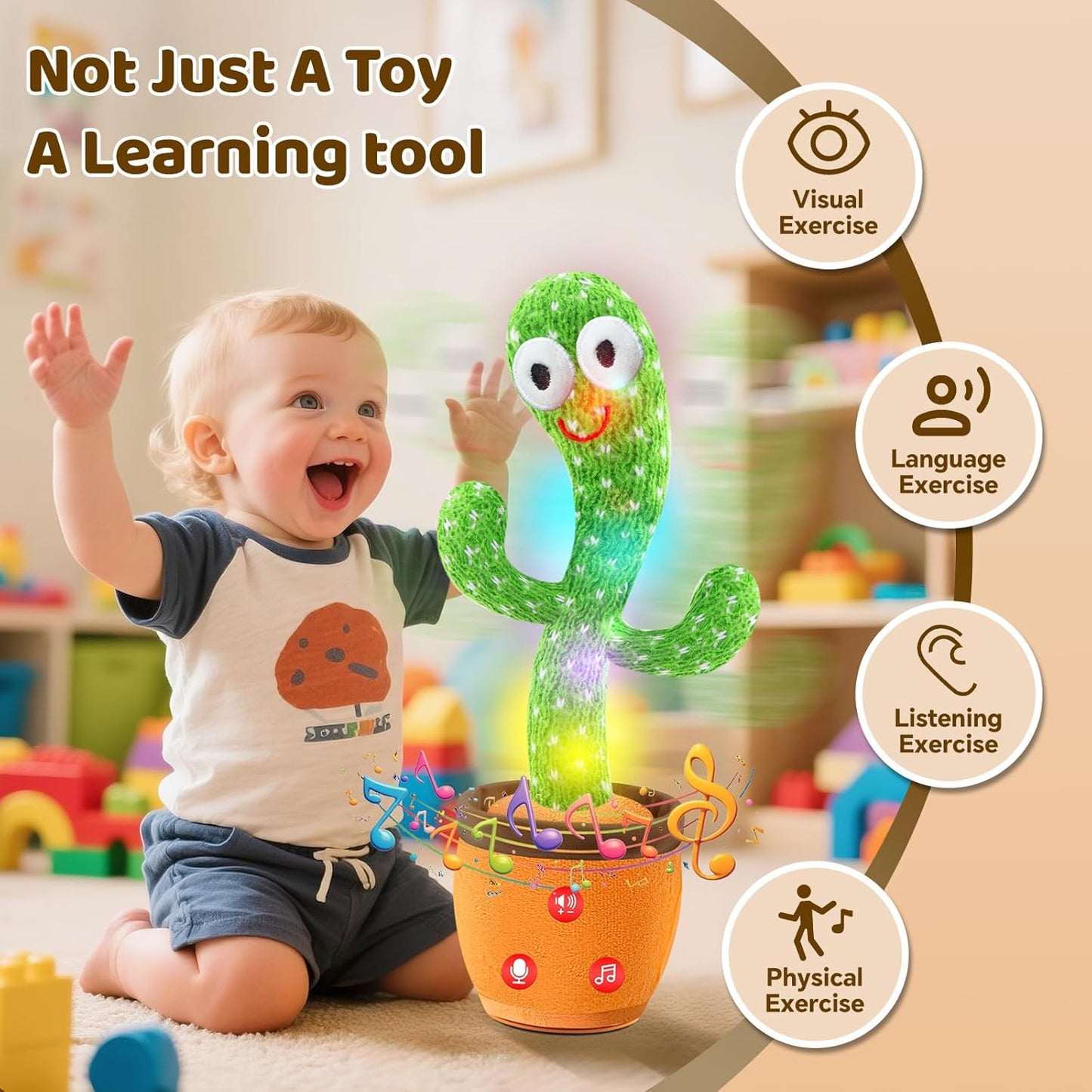 Lively Dancing Cactus Toy